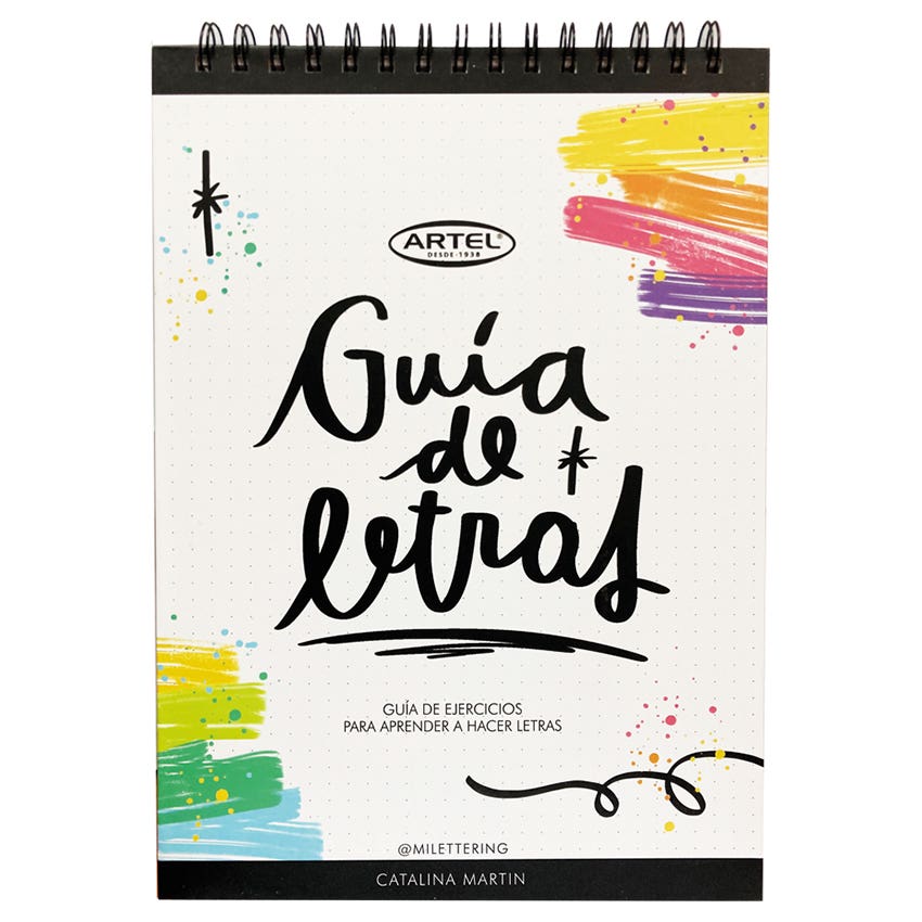 Pack Navidad Lettering 2: Guía de Letras Lettering + Estuche Marcadores Doble Punta