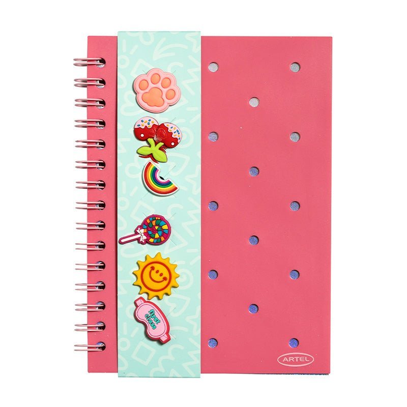LIBRETA ESPIRAL PINS ARTEL Artel Importado Nacional Librería