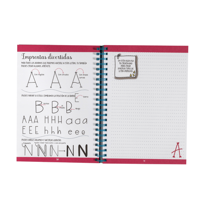 Pack Navidad Lettering 1: Libro Lettering para niños + Marcadores Lettering Punta Cónica