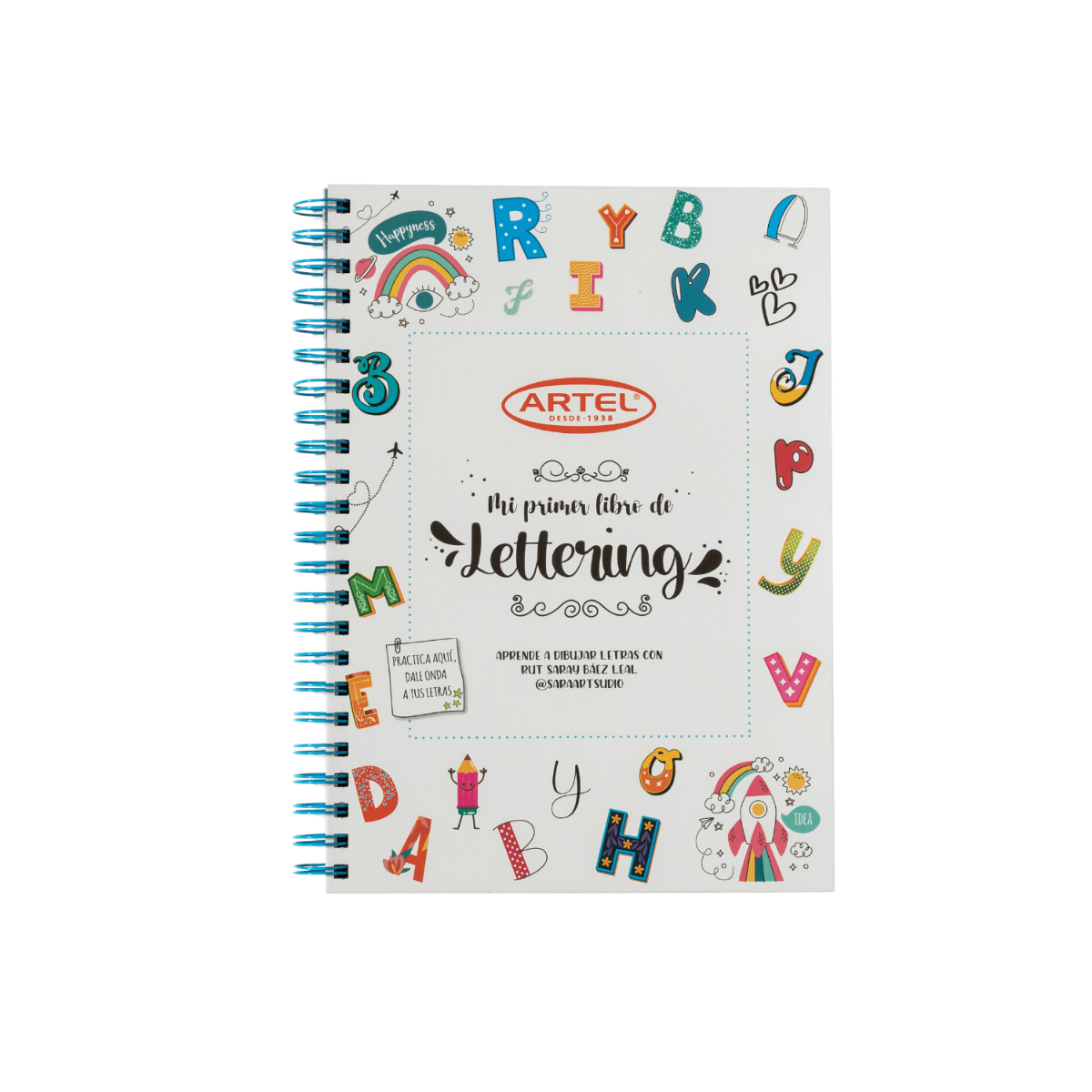 Pack Navidad Lettering 1: Libro Lettering para niños + Marcadores Lettering Punta Cónica