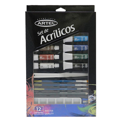 Pack Navidad Acrílico 1: Set Acrílicos + Block Acrílico