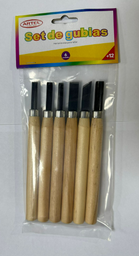 Set de Gubias ARTEL -  Herramientas Para Tallar