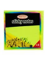 Notas Adhesivas Brillantes Verde 75x75mm. Artel