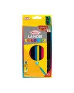 Estuche 12 Lápices de Color Largos Artel