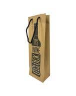 Bolsa Regalo Botella 36x12x12cm (Diseño Aleatorio)