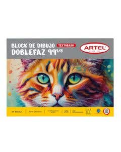 Block De Dibujo Texturado Doble Faz 99 1/8 Artel 