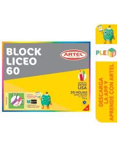Block Liceo 60 20 Hojas Artel