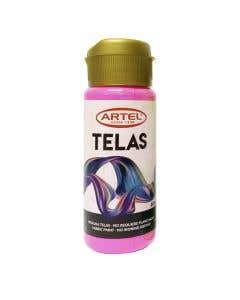Pintura Para Tela Neon Rosado 60ml. Artel