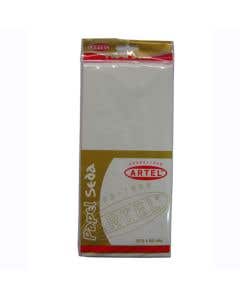 10 Pliegos Papel Seda Blanco 50X66cm. Artel