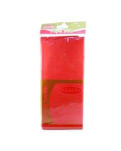 10 Pliegos Papel Seda Rojo 50X66cm. Artel