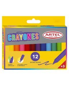 Crayones 12 Colores Artel