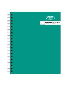 Cuaderno Universitario Liso 100 Hojas 7mm. Color Aleatorio Artel