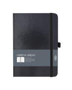 Libreta Negra Líneas A4 Artel
