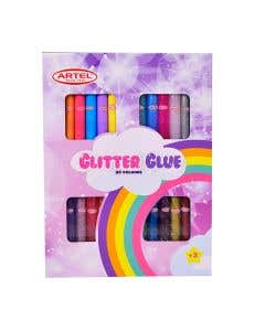 Set Glitter Glue ARTEL 13g 20 colores