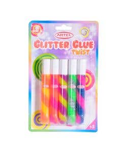 Blíster 5 Glitter Glue Duo 13gr. Artel