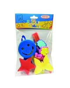 Set de esponjas y timbres